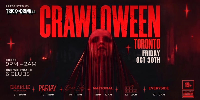 Crawloween Friday, Trick or Drink Halloween crawl