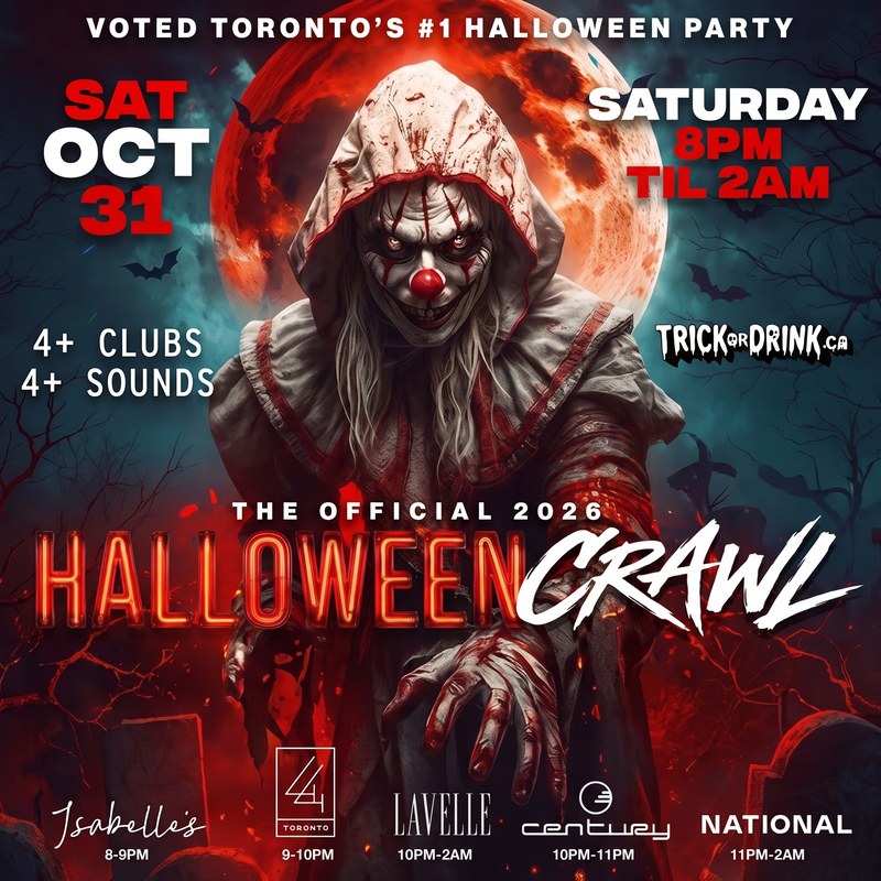 King West Halloween Crawl Sat, The Official 2026 Halloween Crawl, Saturday October 31, Isabelle's, 44 Toronto, Century, Lavelle and National