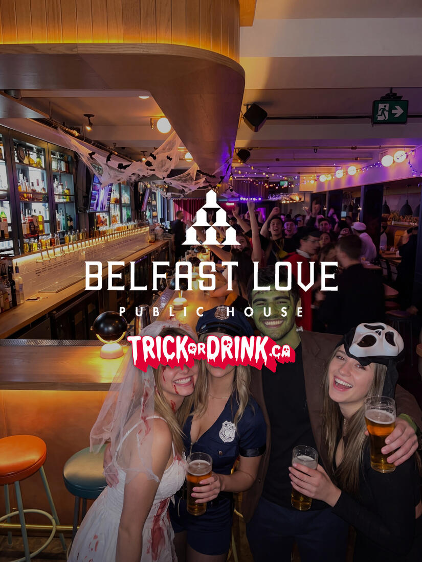 Belfast Love on a Trick or Drink Halloween night