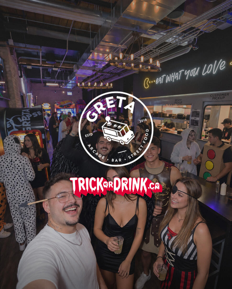 Greta on a Trick or Drink Halloween night