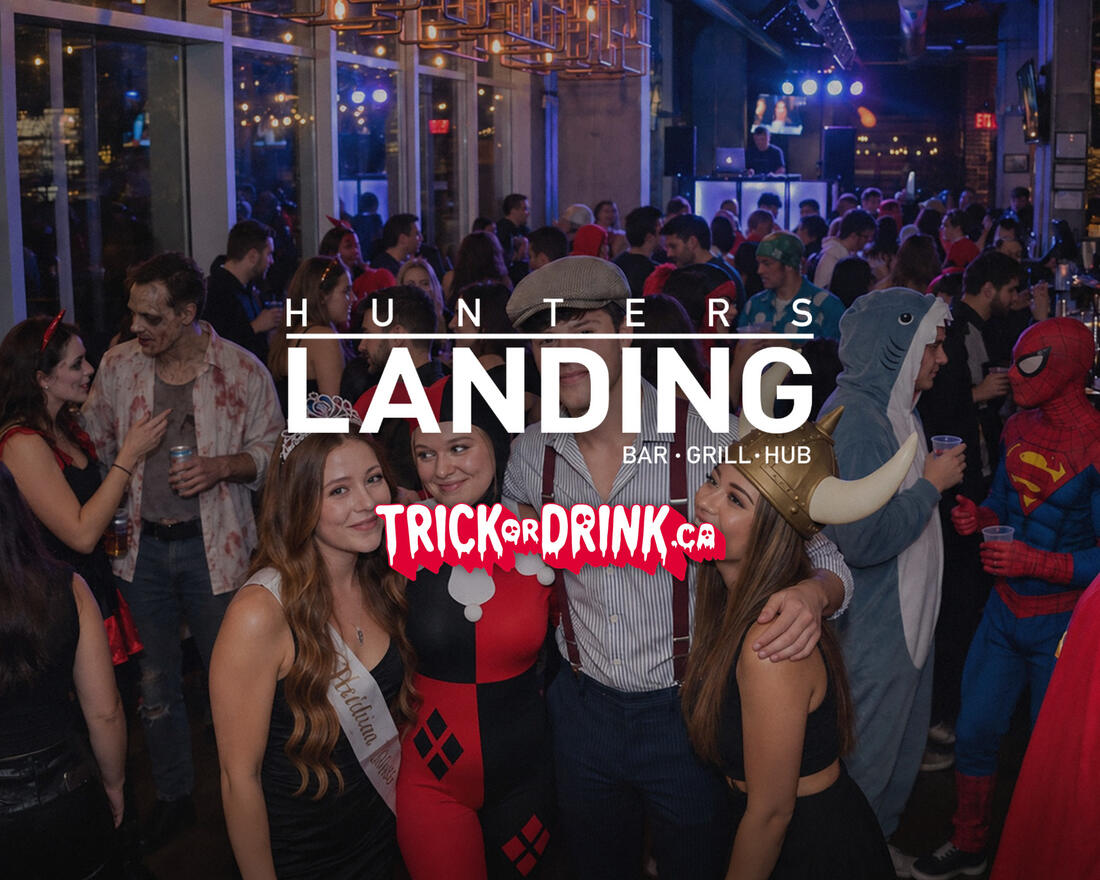 Hunters Landing on a Trick or Drink Halloween night