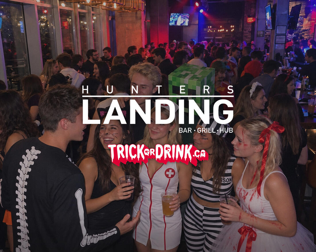 Hunters Landing on a Trick or Drink Halloween night