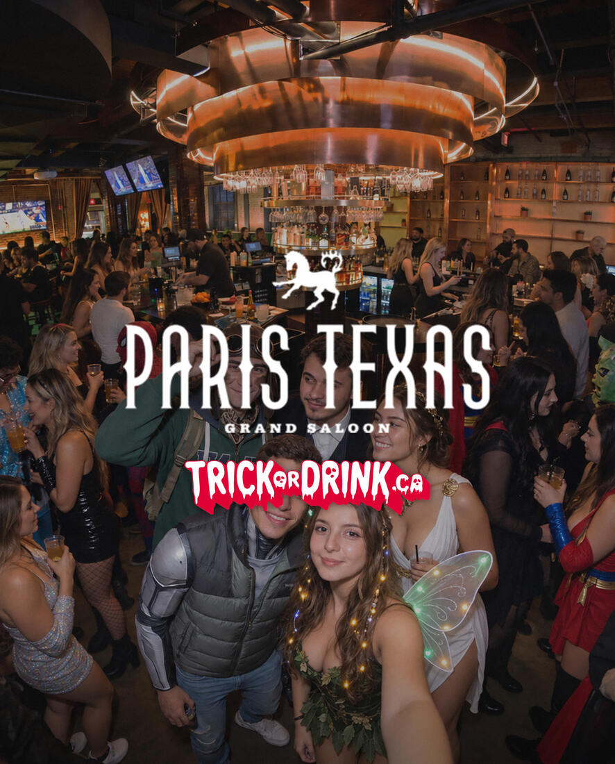 Paris Texas on a Trick or Drink Halloween night